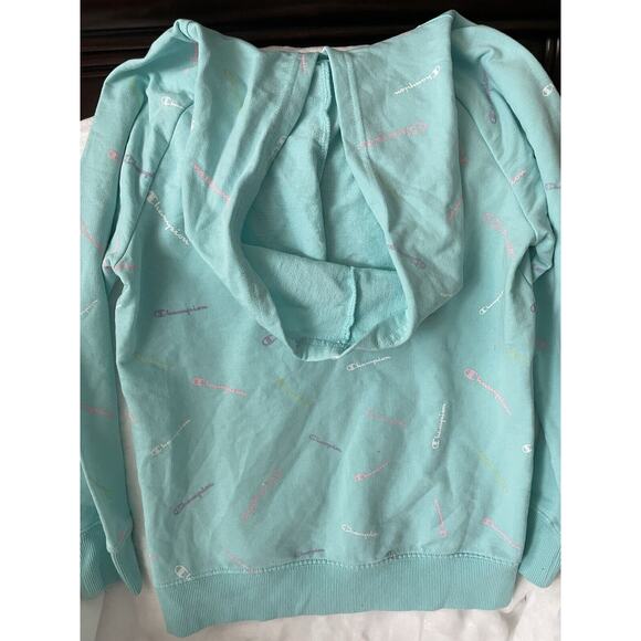 Champion Sweater Girls Pullover Hoodie With Pocket Size Large - Picture 6 of 7